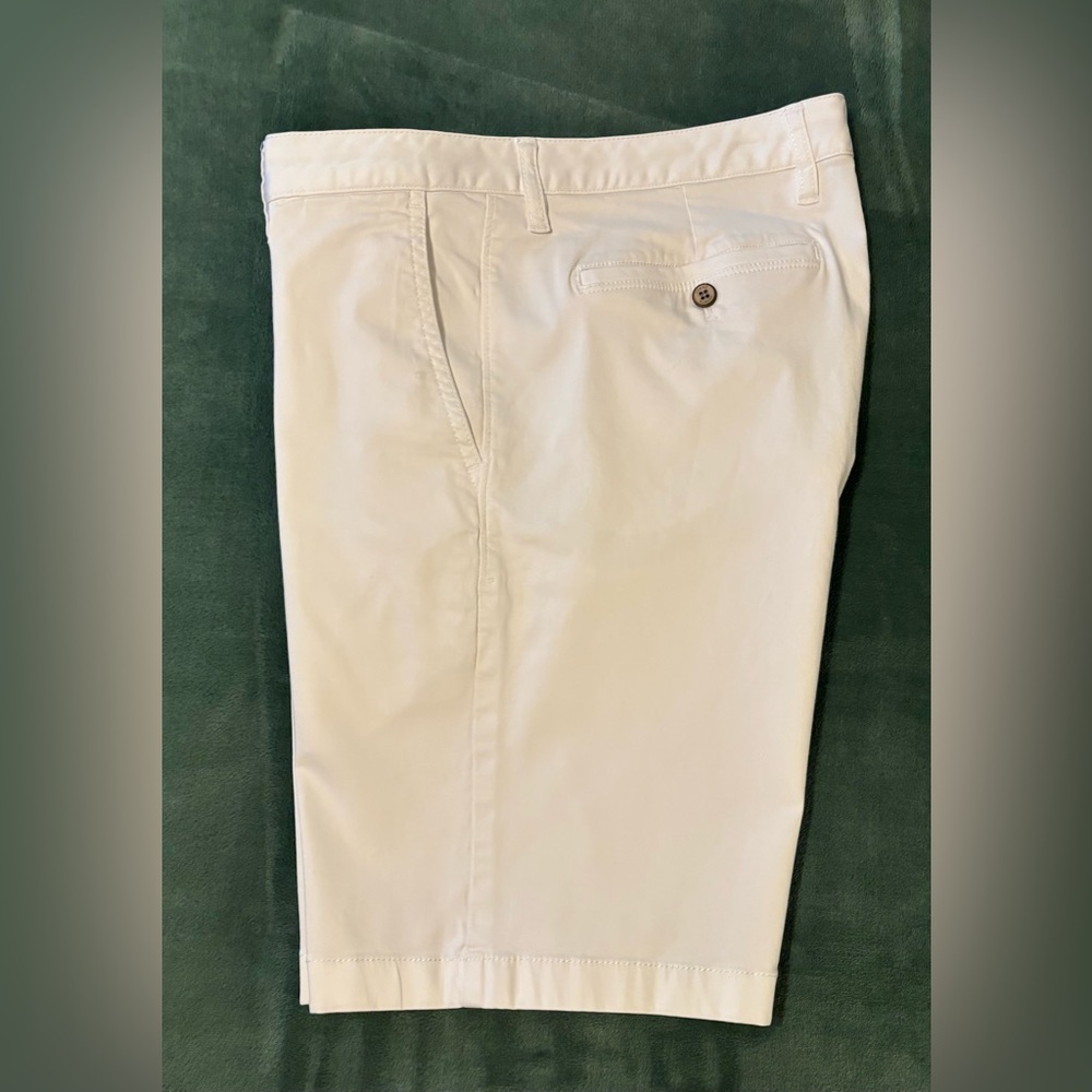Tommy Bahama Cream Flat Front Shorts Tailored Design Size 34 (5134) - Picture 3 of 10